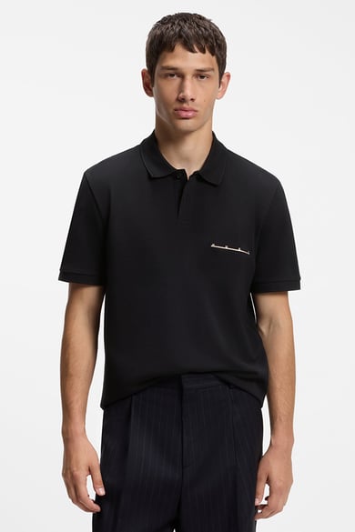ΜΠΛΟΥΖΑ POLO HUGO - 001 ΜΑΥΡΟ